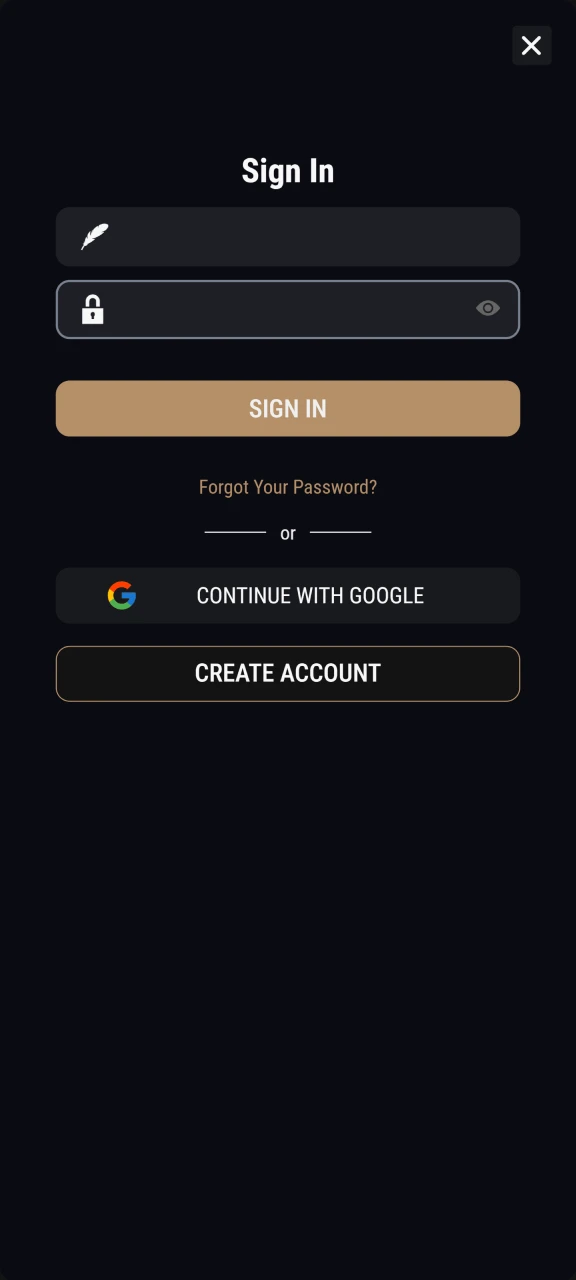 Enter your credentials at King Billy and start playing Aviator.