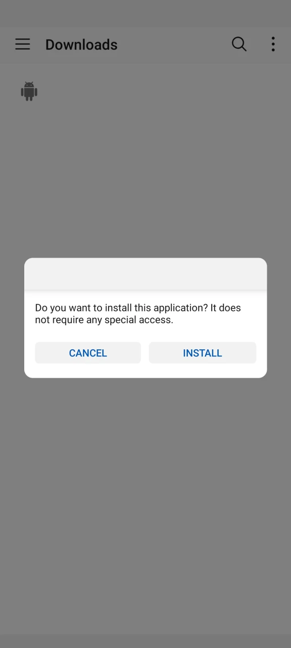 Install the official 1Red app to play Aviator.