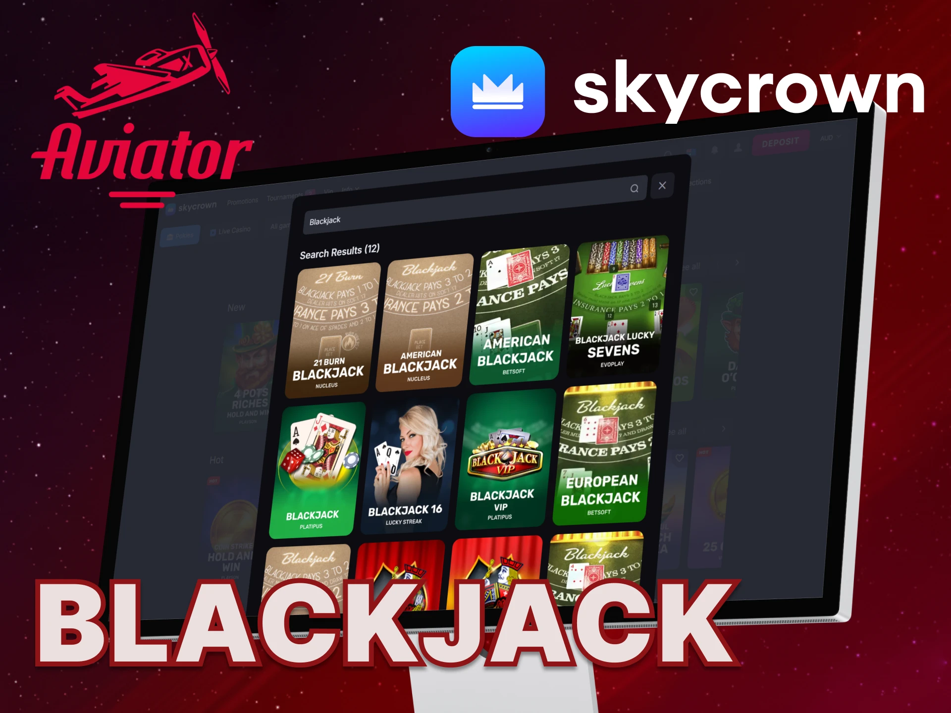 Choose from Blackjack games available at Skycrown сasino.